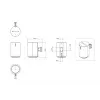 Multibrackets M supporto a parete per Sonos ERA100 - bianco, parete, acciaio, 10 kg, bianco, -25 - 25°, 90°