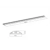 Multibrackets M copricavo da pavimento nero – 139 mm L – 1100 mm P