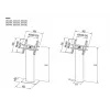 Multibrackets M Pro Series Kiosk nero 15-32 pollici 20 kg 75x75-400x400