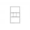 Multibrackets M Pro Series case 43 pollici parete sottile Small bianco acciaio orizzontale/verticale