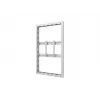 Multibrackets M Pro Series case 43 pollici parete sottile Small bianco acciaio orizzontale/verticale