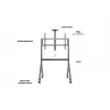 Multibrackets M Collaboration supporto a pavimento 55-86 pollici portata massima 90 kg