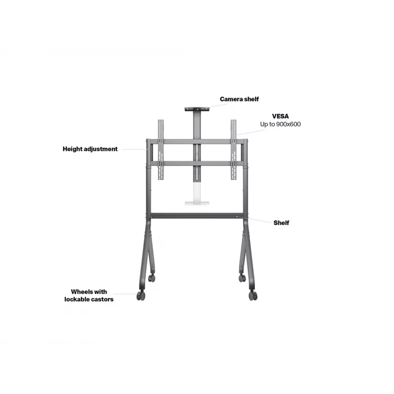 Multibrackets M Collaboration supporto a pavimento 55-86 pollici portata massima 90 kg