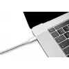 Cavo USB-C a USB-C Ochno O-USBG2-70-1 — USB 3.2 Gen 2, DP Alt Mode 1.4, maschio-maschio, intrecciato, 0,7 m, bianco