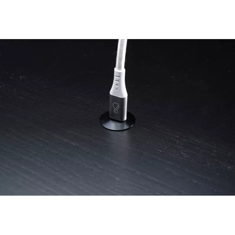 Cavo USB-C a USB-C Ochno O-USBG2-70-1 — USB 3.2 Gen 2, DP Alt Mode 1.4, maschio-maschio, intrecciato, 0,7 m, bianco
