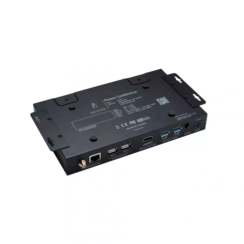 Ochno Power Conference 3 Single, con filo, USB 3.2 Gen 2 (3.1 Gen 2) Type-C, 100 W, 1.4/2.3, 10,100 Mbit/s, nero