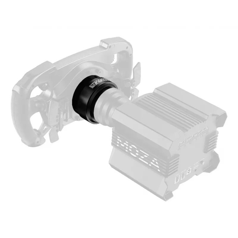 Adattatore a sgancio rapido per base volante Moza Racing, PC, adattatore a sgancio rapido, nero, alluminio, Moza, R21, R16, R9