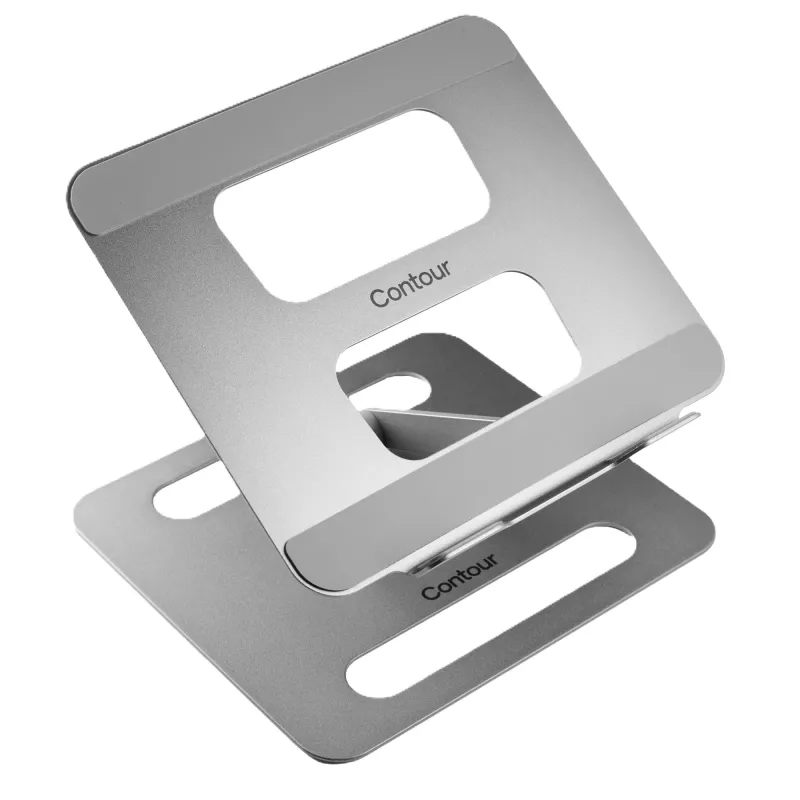 Supporto per laptop Contour Design Laptop Riser Steel grigio altezza 45-310 mm