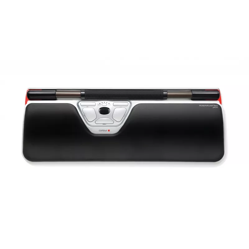 Contour Design RollerMouse Red Plus + Balance con filo, full-size (100%), con filo, USB, QWERTY, nero, mouse incluso