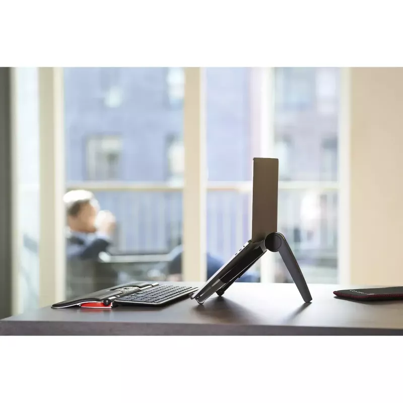 Contour RollerMouse Red Plus WL Travel Kit — wireless RF, formato tastiera full-size, nero, include mouse e poggiapolsi