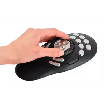 Dispositivo di controllo multimediale Contour PRO v2 – USB, argento/nero, 43×77,5×11,5 mm