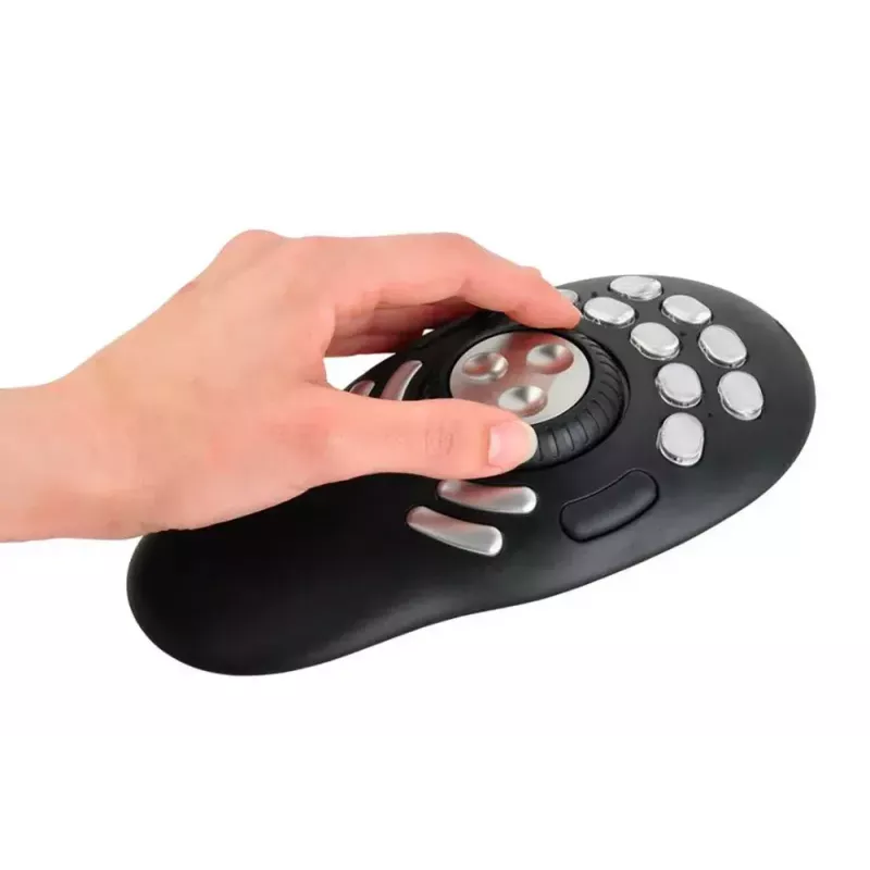 Dispositivo di controllo multimediale Contour PRO v2 – USB, argento/nero, 43×77,5×11,5 mm