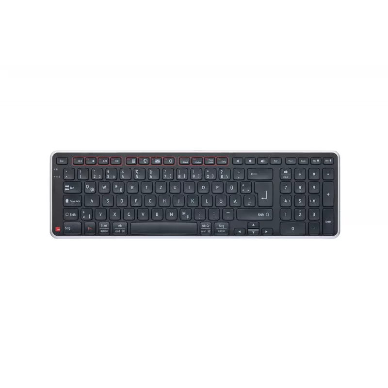 Contour Design Balance tastiera DE, wireless, full-size (100%), wireless, RF wireless + USB, interruttori a forbice, QWERTZ, nero
