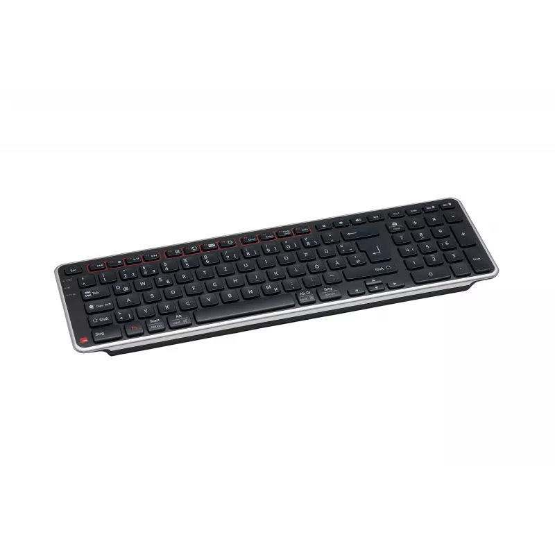 Contour Design Balance tastiera DE, wireless, full-size (100%), wireless, RF wireless + USB, interruttori a forbice, QWERTZ, nero
