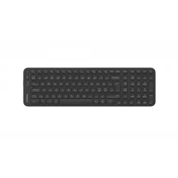 Tastiera Contour Balance Mid-Size wireless — Contour; layout Pan-Nordic, RF wireless + Bluetooth, 106 tasti, interruttori a forbice, nero