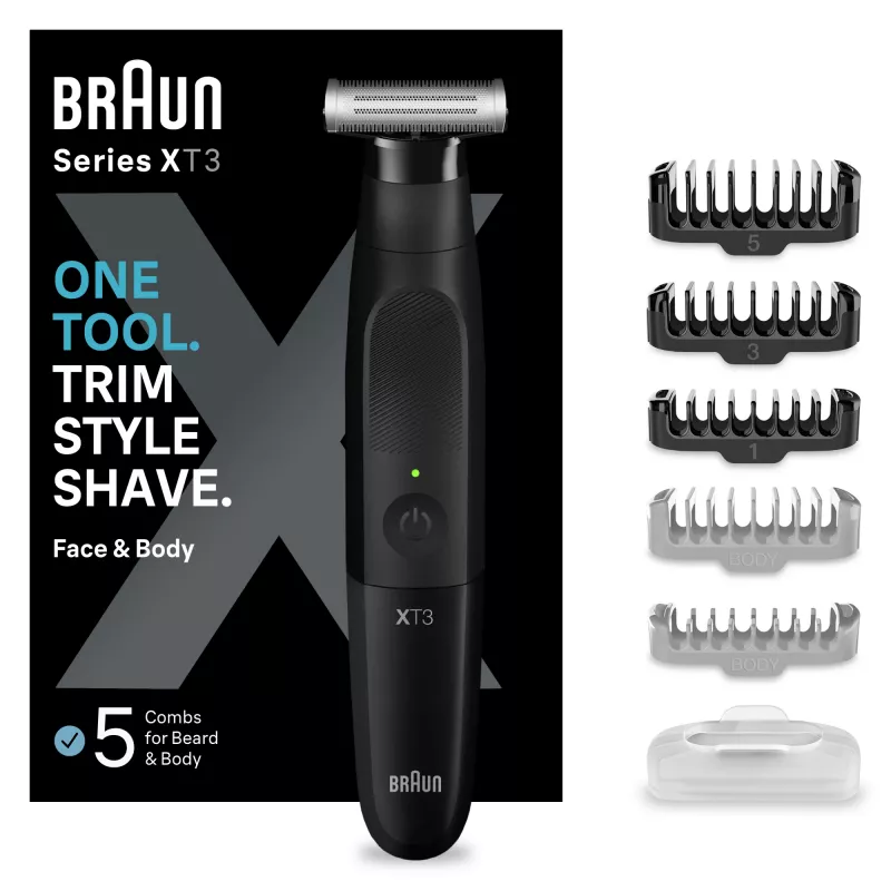 Trimmer Braun XT3200 nero batteria ricaricabile nickel-metallo idruro NiMH 45 min