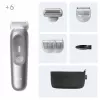 Rifinitore corpo Braun Series 7 BG7550 grigio batteria ricaricabile agli ioni di litio