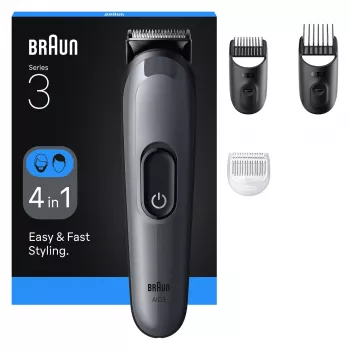 Braun AIO3500 tagliacapelli/rifinitore nero, grigio 14 nickel-metallo idruro (NiMH)
