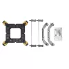 Chieftec CAC-S92PWM-LP45 sistema di raffreddamento per computer case per computer dissipatore ad aria 9,2 cm nero