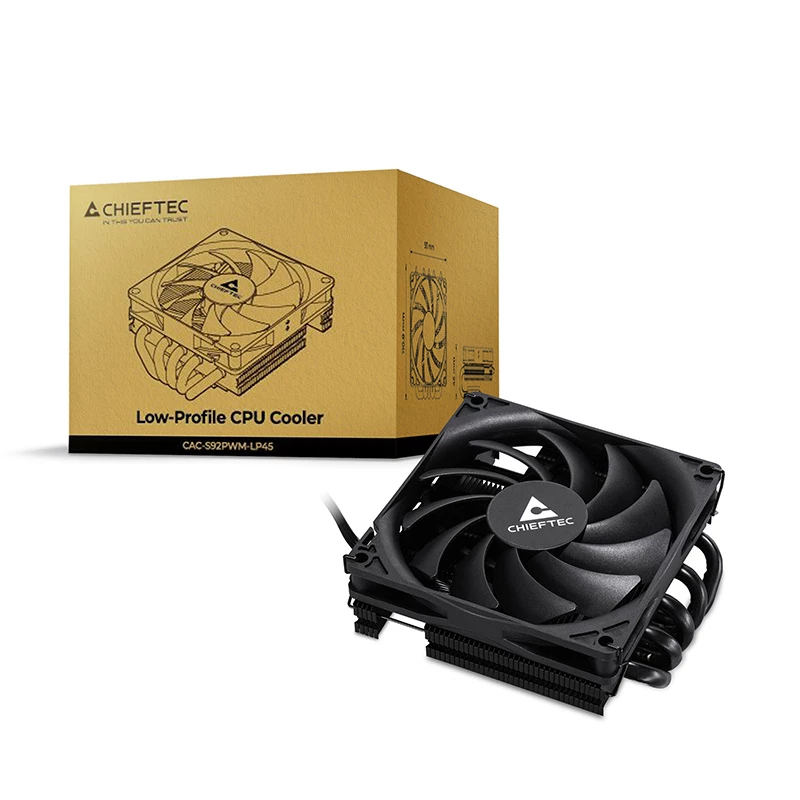 Chieftec CAC-S92PWM-LP45 sistema di raffreddamento per computer case per computer dissipatore ad aria 9,2 cm nero