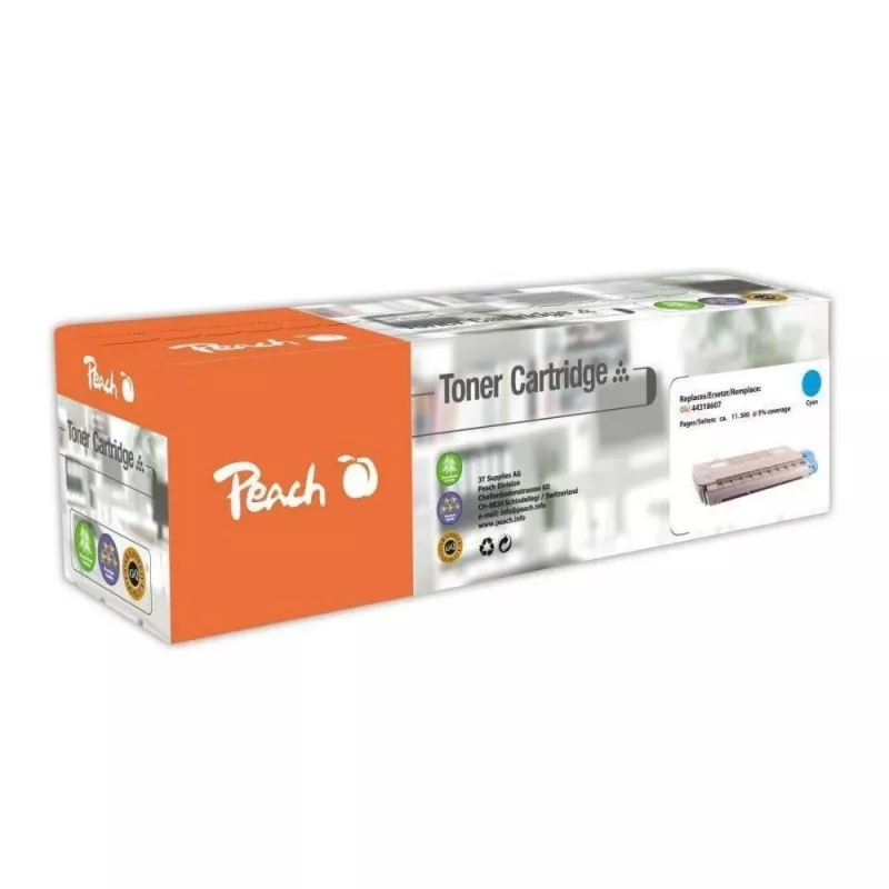 Peach 110598 cartuccia toner 1 pz. compatibile ciano
