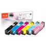 Peach PI200-293 Cartuccia d'inchiostro 6 pz. compatibile nero, ciano, ciano chiaro, magenta chiaro, magenta, giallo