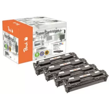 Peach 111828 Cartuccia toner 4 pz. compatibile nero, ciano, magenta, giallo