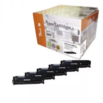 Peach PT561 Cartuccia toner 5 pz. nero, ciano, magenta, giallo