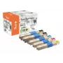 Peach 0F111912 Cartuccia toner 5 pz. nero, ciano, magenta, giallo