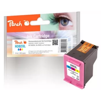 Peach PI300-652 Cartuccia d'inchiostro ciano, magenta, giallo