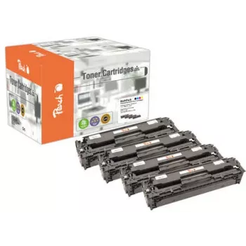 Peach 111916 Cartuccia toner 4 pz. compatibile nero, ciano, magenta, giallo