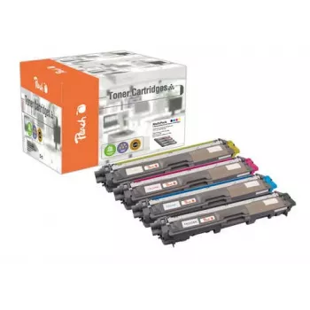 Peach 0F111929 Cartuccia toner 4 pz. nero, ciano, magenta, giallo