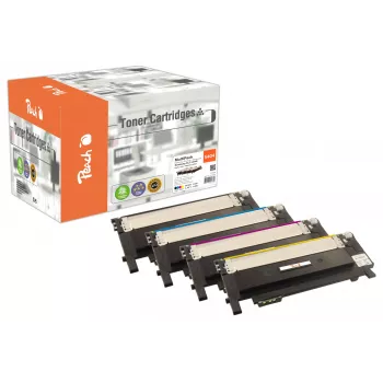 Peach PT666 Cartuccia toner 4 pz. compatibile nero, ciano, magenta, giallo