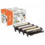 Peach PT666 Cartuccia toner 4 pz. compatibile nero, ciano, magenta, giallo