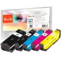 Peach 319803 Multipack di inchiostro compatibile per Epson 33XL (T3357), confezione da 5