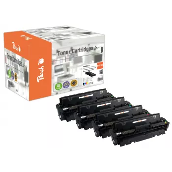 Peach PT707 Cartuccia toner 4 pz. compatibile nero, ciano, magenta, giallo