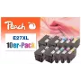 Peach 0F319986 Cartuccia d'inchiostro 10 pz. nero, ciano, magenta, giallo