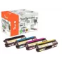 Peach 112061 Cartuccia toner 4 pz. compatibile nero, ciano, magenta, giallo