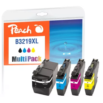 Peach 320287 Cartuccia d'inchiostro 4 pz. compatibile alta resa (XL) nero, ciano, magenta, giallo