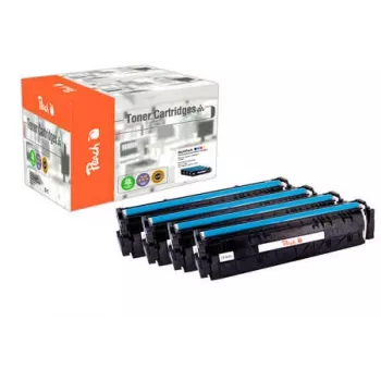 Peach 112205 Cartuccia toner 4 pz. compatibile nero, ciano, magenta, giallo