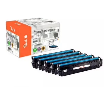 Peach 112207 Cartuccia toner 5 pz. compatibile nero, ciano, magenta, giallo