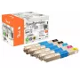 Peach 112228 Cartuccia toner 5 pz. compatibile nero, ciano, magenta, giallo