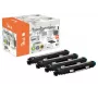 Peach PT1070 Cartuccia toner 4 pz. compatibile nero, ciano, magenta, giallo