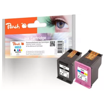 Peach PI300-1045 cartuccia d'inchiostro 2 pz. compatibile nero, ciano, magenta, giallo