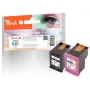 Peach PI300-1045 cartuccia d'inchiostro 2 pz. compatibile nero, ciano, magenta, giallo