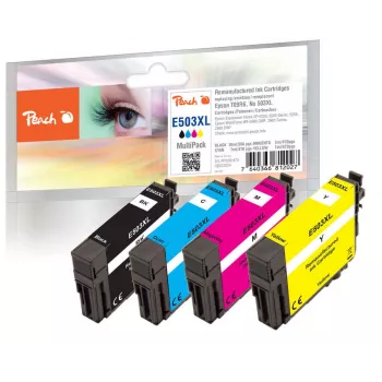Peach PI200-970 cartuccia d'inchiostro 4 pz. compatibile resa alta (XL) nero, ciano, magenta, giallo