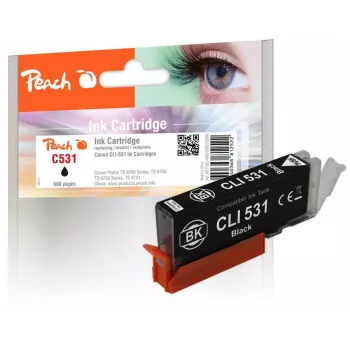 Peach PI100-498 cartuccia d'inchiostro 1 pz. compatibile resa standard nero