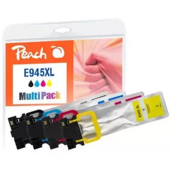 Peach PI200-796 cartucce d'inchiostro 4 pz. compatibile resa alta (XL) nero, ciano, magenta, giallo