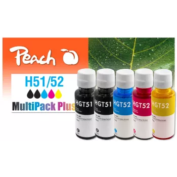 Peach 321285 cartuccia d'inchiostro 5 pz. compatibile resa standard nero, ciano, magenta, giallo