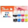 Peach 321322 cartuccia d'inchiostro 4 pz. compatibile resa standard nero, ciano, magenta, giallo